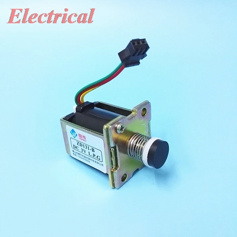1pc DC 3V Assorbimento Elettrovalvola autoadescante Foro di montaggio sinistro Protezione antincendio Accessori di accensione per cucina a gas