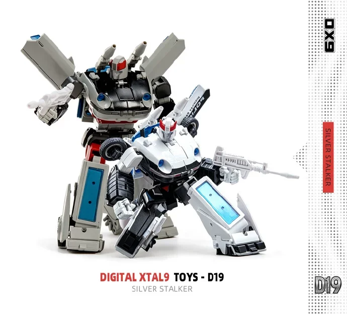 

Transformation Toys DX9 Toys DX9-D19 DX9D19 Dark Silver Stalker G1 MP Ratio Ginkari Action Figures