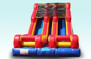 Double Lane Giant Durable Inflatable Jumping Slide UV Protective For Rental Business