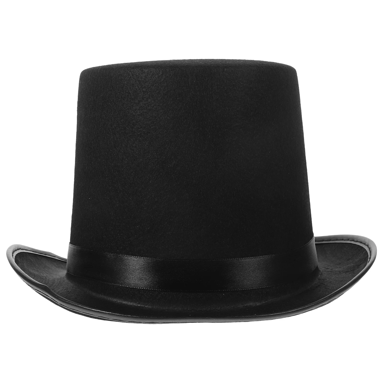

Magician Hat Black Retro Party Costume Accessory For Adults Dress Up Mystery Performer Style Detective Cosplay Hat