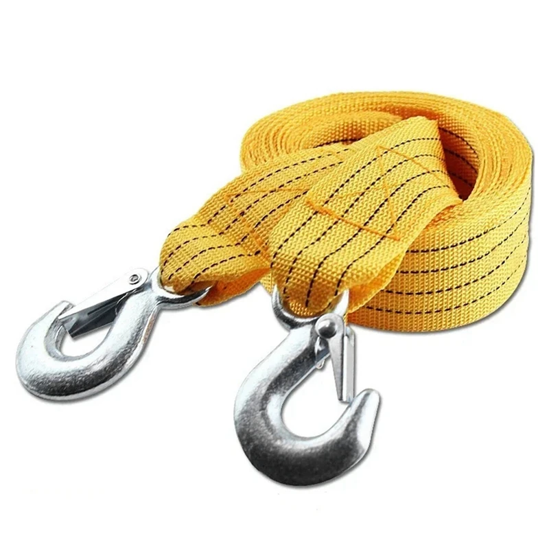 Double Tow Rope Thickened Tow Rope Car Tow Rope Car Car Offroad Towing Rope Towing Belt Car Rope 5 Ton Tow Rope