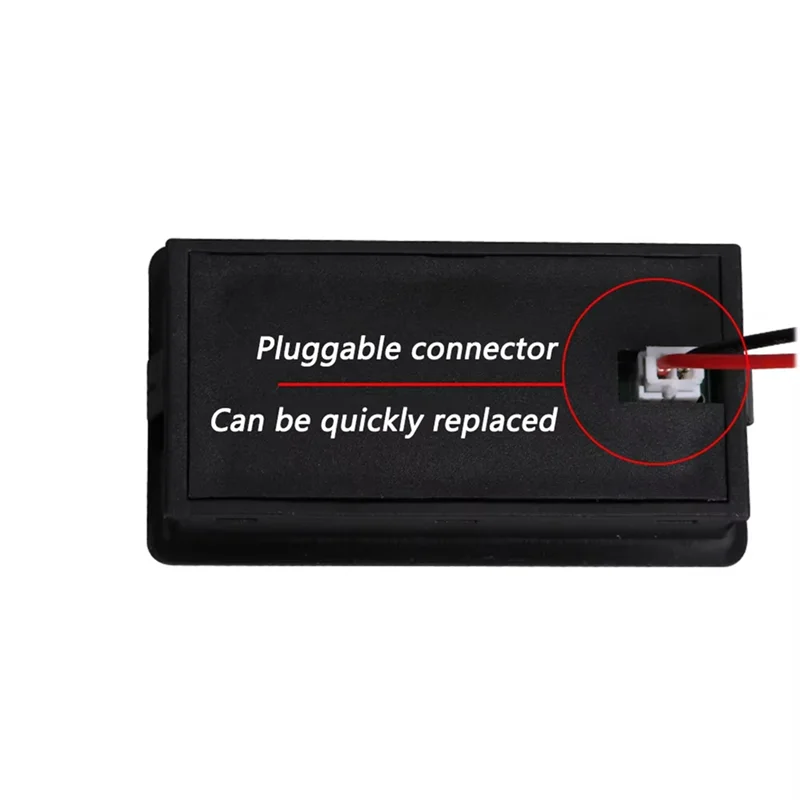 【Gift】Battery Capacity Indicator DC 8V-100V Lead Acid Lithium Lifepo4 Car Motorcycle Voltmeter Voltage Gauge 12V 24V 48V 72V