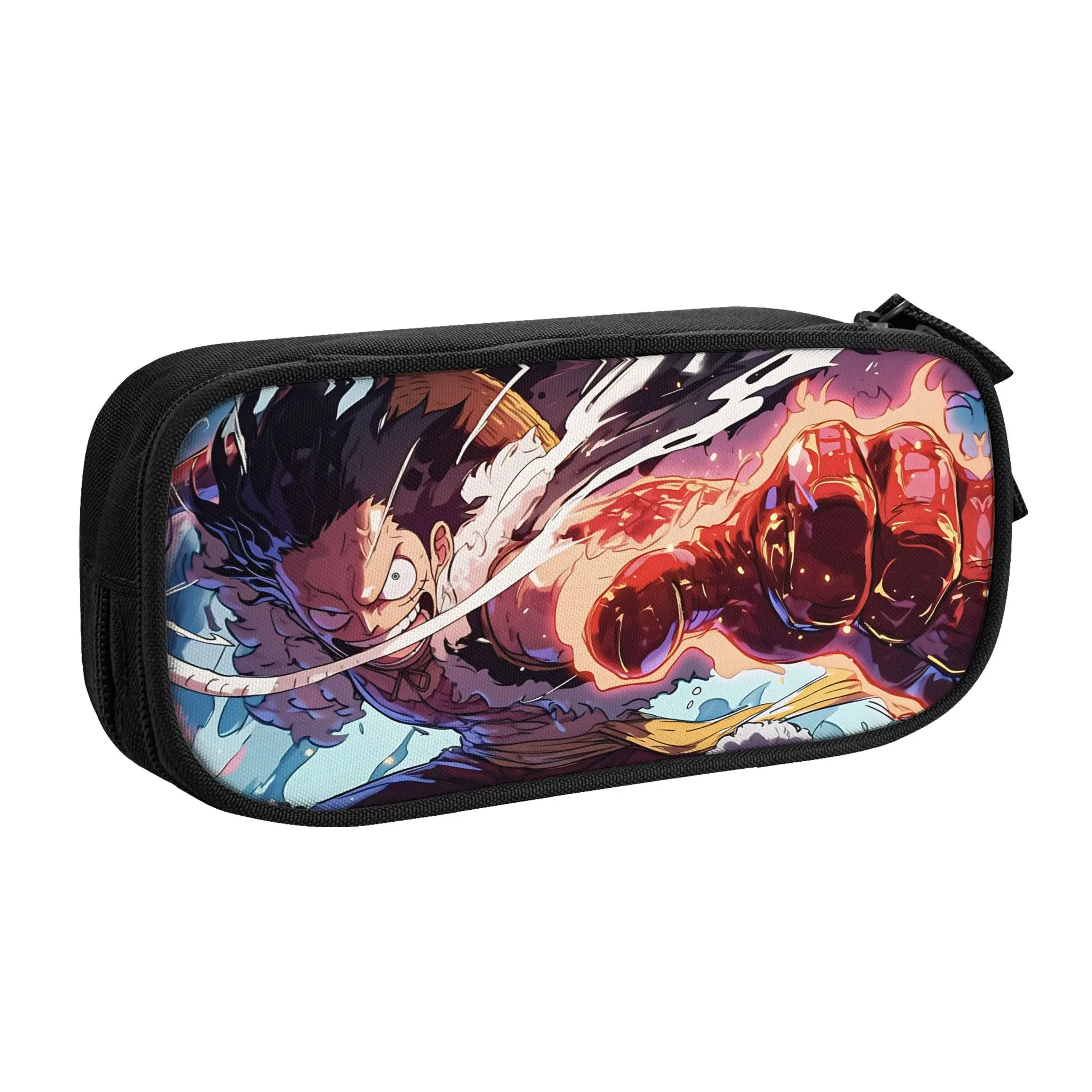 Large Capacity Bags for Child Cartoon One Piece Anime Luffy  Handheld Study Bag for Boys Gilrs Kids