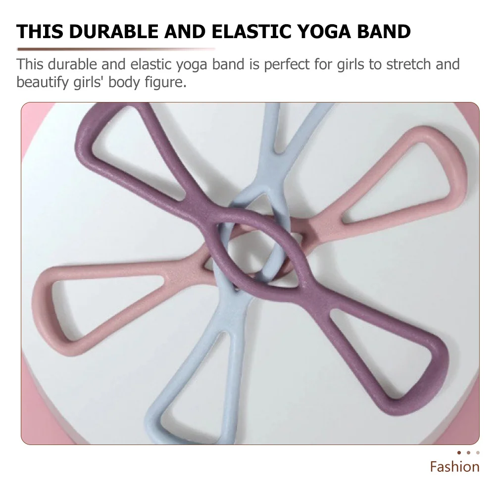 

3Pcs Yoga Resistance Strap Stretch Band Fitness Workout Bands Heavy Resistance Exercise Band Set for Full Body Training