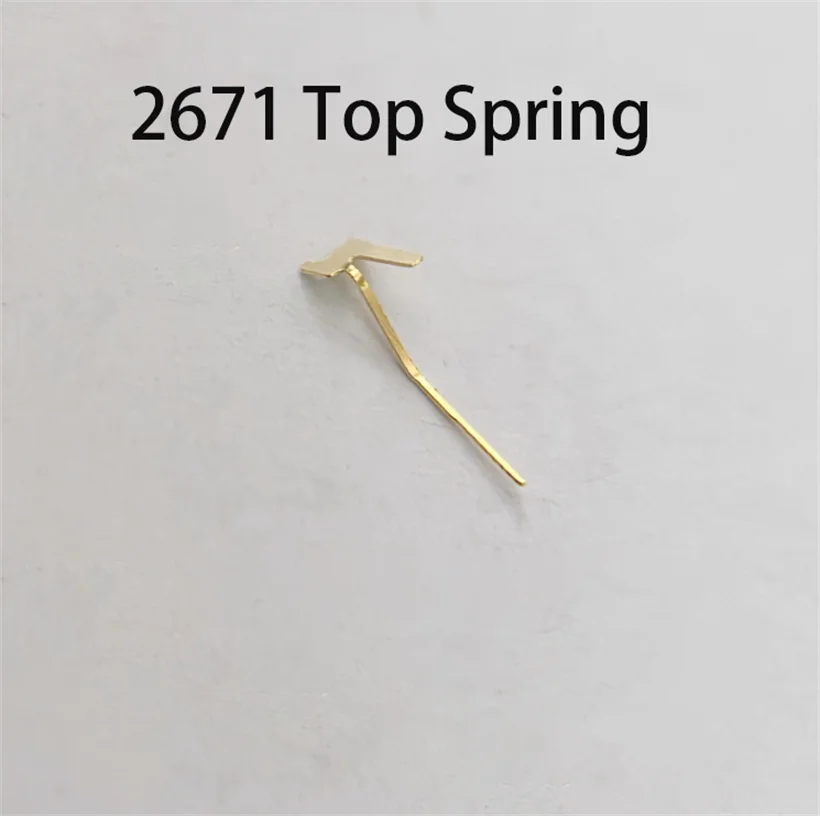 2671 Head Spring Thousand Jin Head Suitable for 2671 2688 2651 2678 Movement Watch Accessories Clamp Plate Check Spring Parts