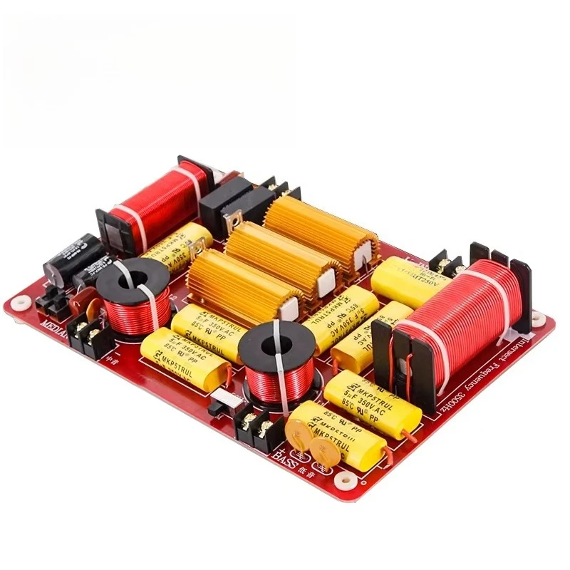 Professional Stage Crossver Three Way Speaker Crossover Midrange, Treble and Bass 3 Way Pro Audio Crossover Speaker Crossover