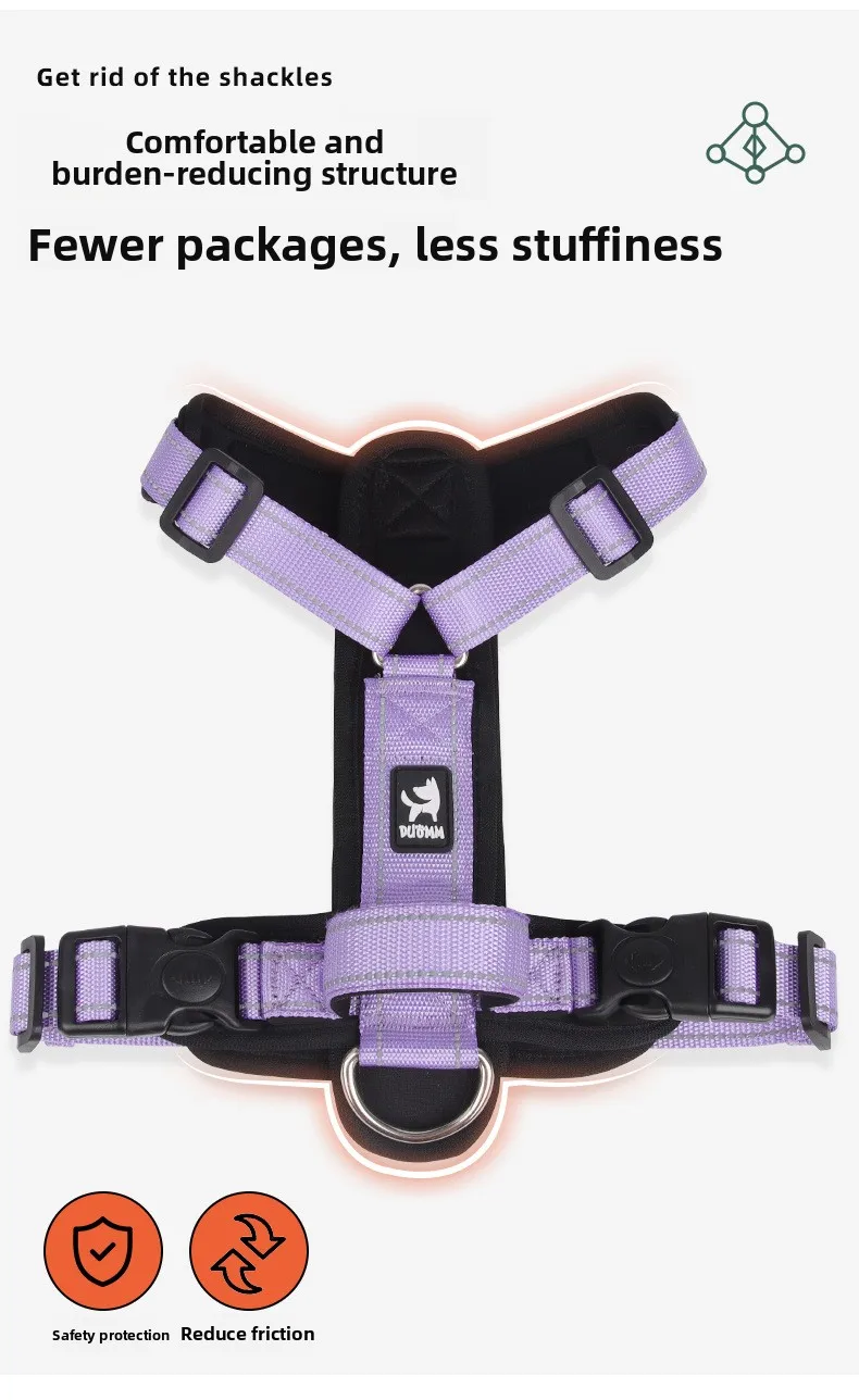 Custom Embroidered Reflective Dog Harness, Personalized Name & Phone, Adjustable No Pull Pet Vest for Small Medium Large Dogs
