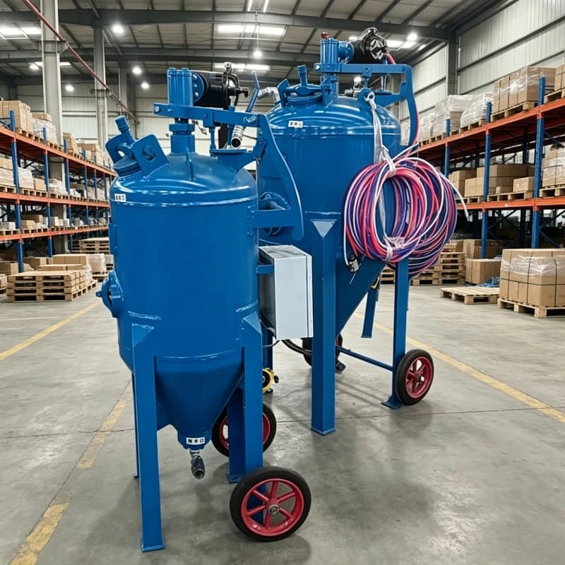 Dustless Blasting Equipment Sandblasting Machine Metal  for Steel Pipe Industrial Pipeline Internal External Rust Removal Custom