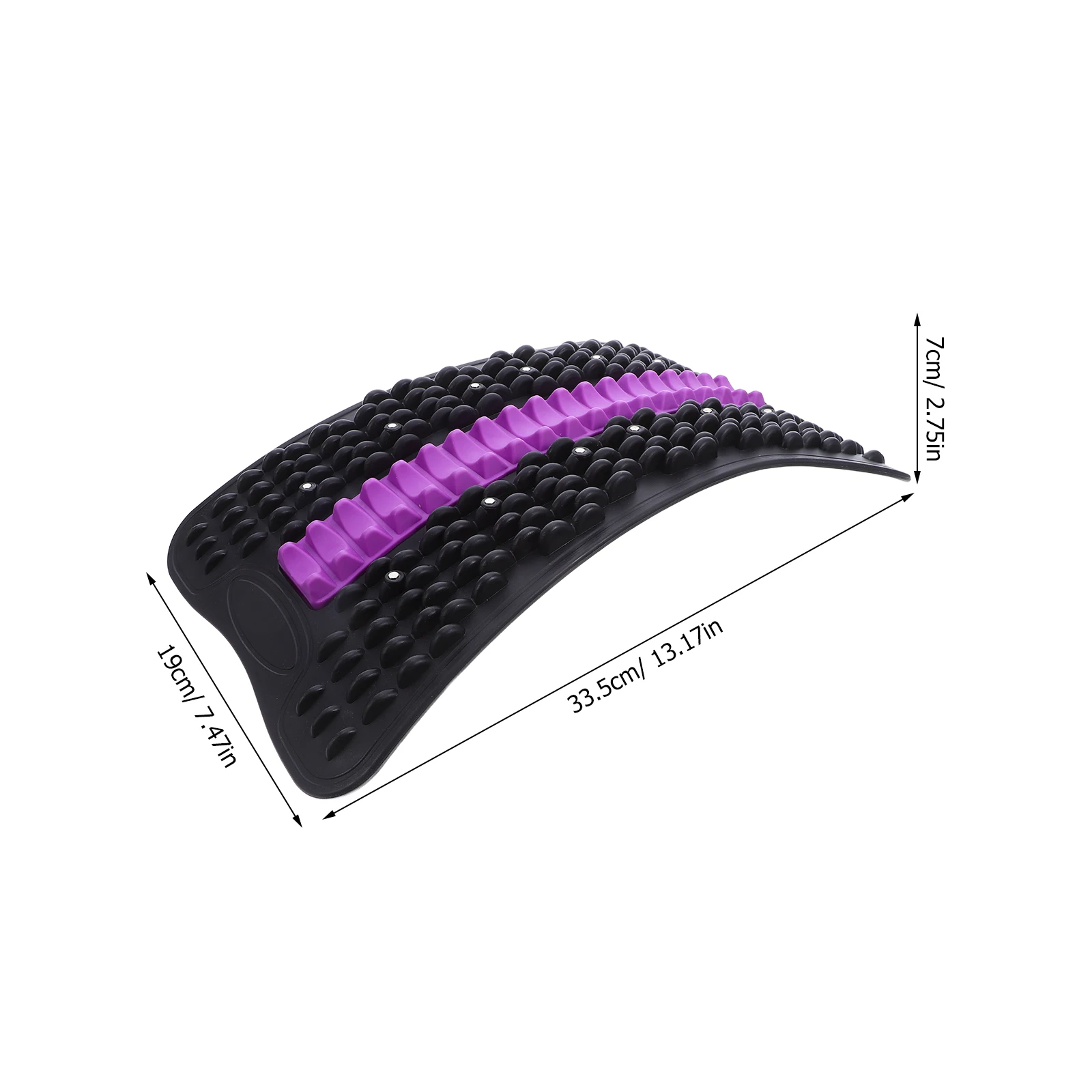 قابل للتعديل كرسي داعم للفقرات القطنية نقالة الظهر المفرقع ومدلك جهاز تكسير العمود الفقري لمحاذاة العمود الفقري السفلي والمرن