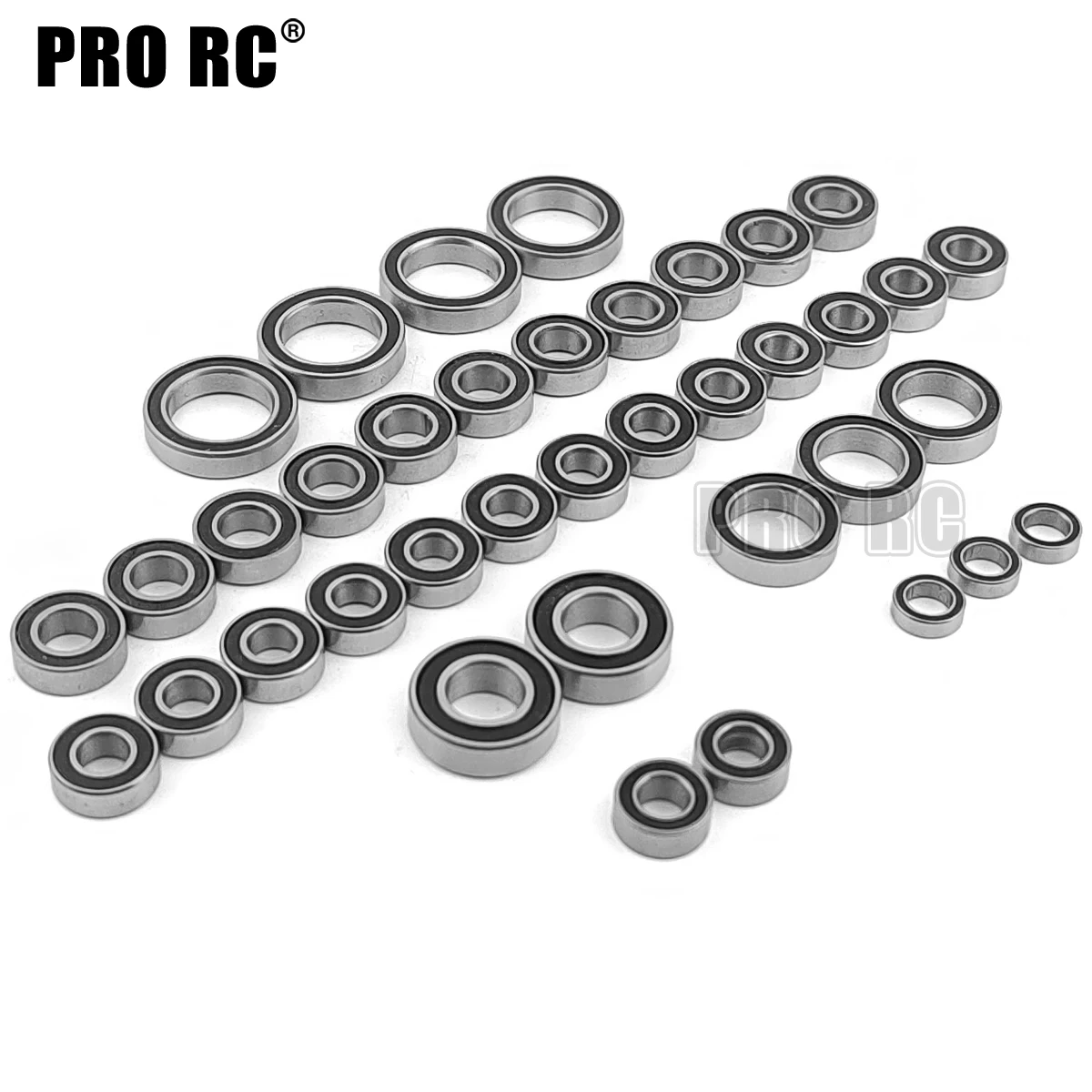 Traxxas Compatible 1/10 Revo 2.5 Sealed Bearing Kit 38Pcs Rc Car Part