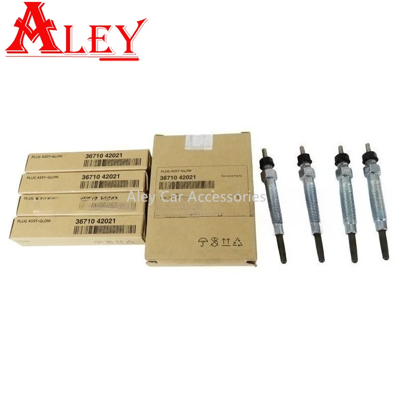 

40PCS 36710-42021 36710-42020 Turbo Diesel Heater Glow Plugs For Hyundai Terracan Grace H100 Galloper H1 Imax Pajero 3671042021