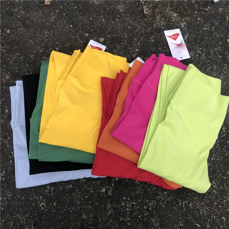 Stałe Color2.0 miękkie rajstopy wysokiej talii kobiety joga legginsy mocno siłownia sport Pant kompresji wsparcie kompleksowe szkolenia Jog