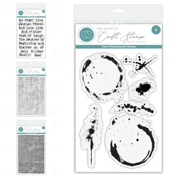 질감 저널 감정 투명 클리어 우표 DIY Scrapbooking 사진 앨범 카드를위한 실리콘 물개 공예 용품 만들기