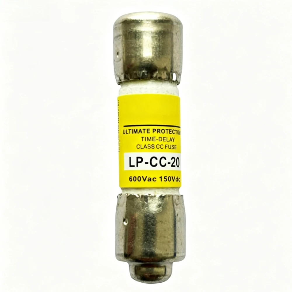 10PCS OEM LP‑CC‑20 Time‑Delay Class CC Fuse 20A 600VAC 150VDC Current‑Limiting Supplementary Fuse