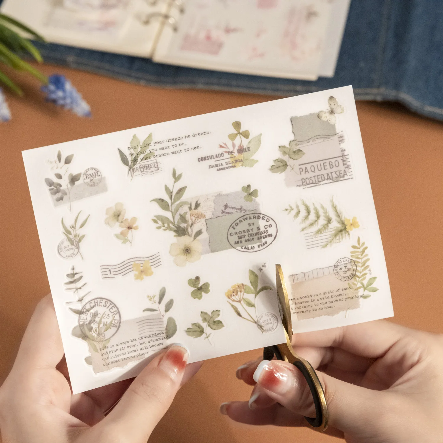 Estetyczne naklejki kwiatowe d – Art Craft Making recenzja i cena