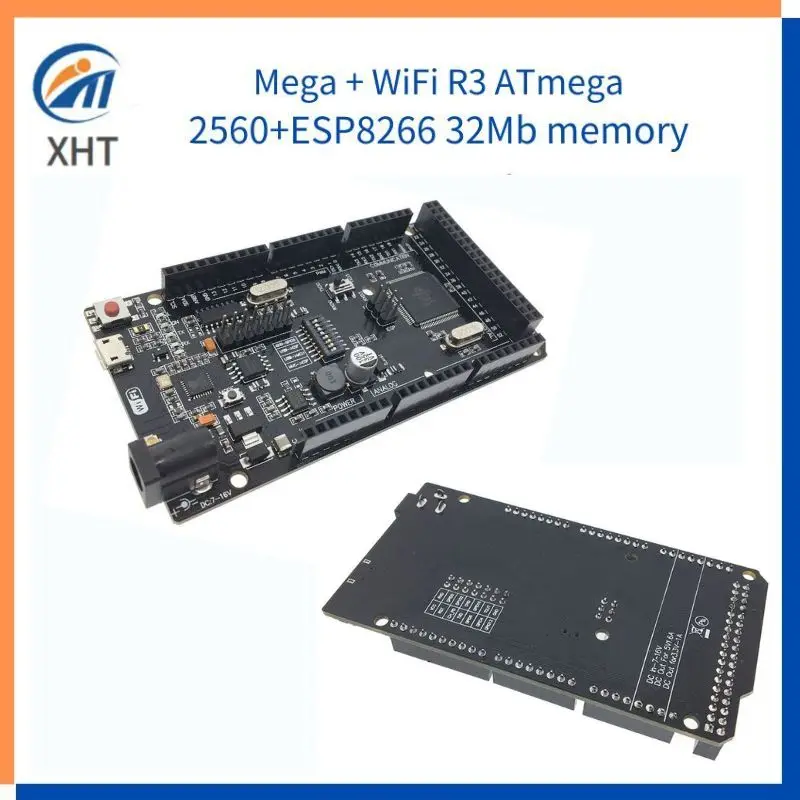 Mega2560 + WiFi R3 ATmega2560+ESP8266 32Mb memory USB-TTL CH340G. Compatible for Arduino Mega NodeMCU