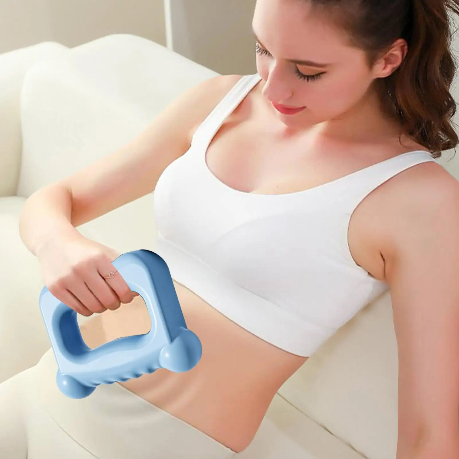 

Body Massager Vibrating Massagers For Adults With 3 Levels Portable Rechargeable Massage Ring Muscle Relaxation Device For Gym