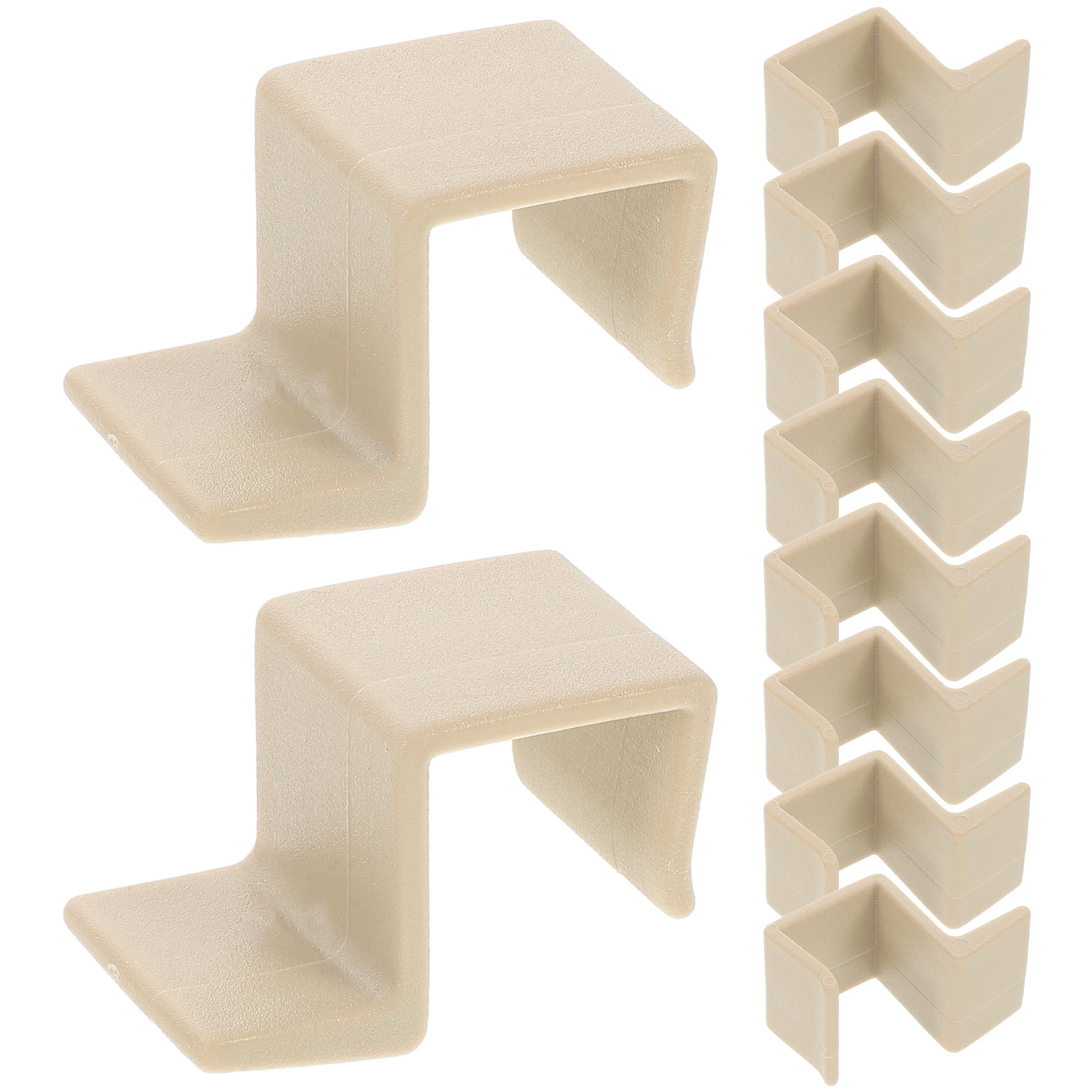 

10 Pcs Baby Bed Rail Support Hooks Crib Frame Feet Replacements White Storage Board Mounting Brackets Furniture Parts