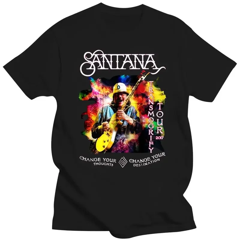 

Carlos Santana Transmogrify Usa Tour T Shirt Men Size S To Mens Clothing harajuku COTTON graphic t shirts oversized t-shirt