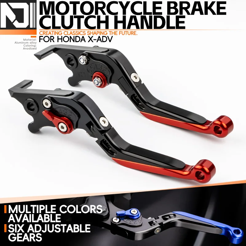 For HONDA Forza125 X-ADV750 FORZA 2017-2024 CNC Adjustable Folding Extendable Brake Clutch Handles Levers Motorcycle Accessories