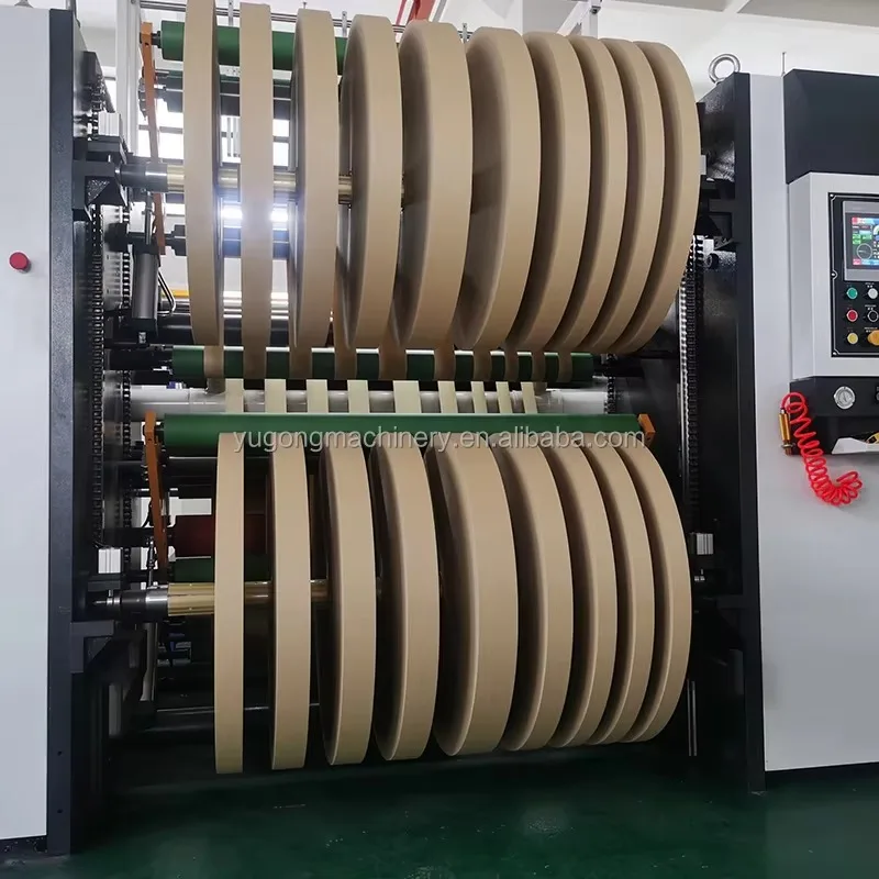 Automatic Label Jumbo Paper Roll Cutter Slitter Rewinder Kraft Adhesive Tape Paper Roll Slitting and Rewinding Machine