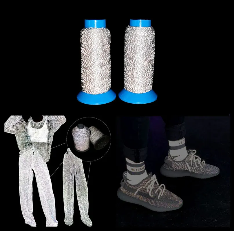 Roadstar High Intensity Reflective Embroidery Thread Used for Clothes Shoes Cross-Stitch 150D/200D