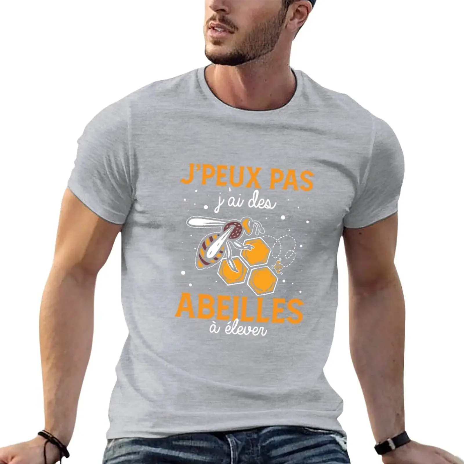 custom t shirts black t shirts for men Jpeux Pas Jai Des Abeilles Cadeau Apiculteur Apiculture T-Shirt new sale hot manga style