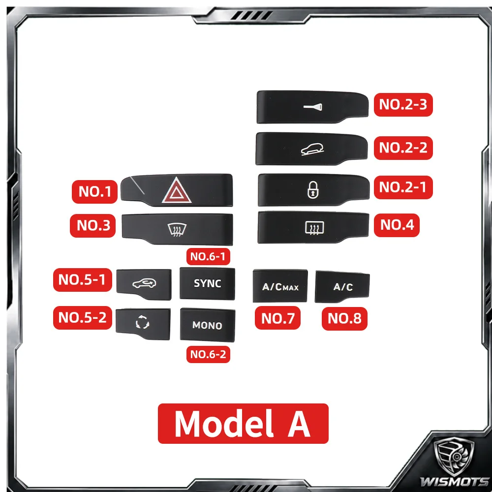 Multi-Function Buttons For Porsche Cayenne Macan Palamera Air Conditioner Central Control Button Temperature Regulating Button