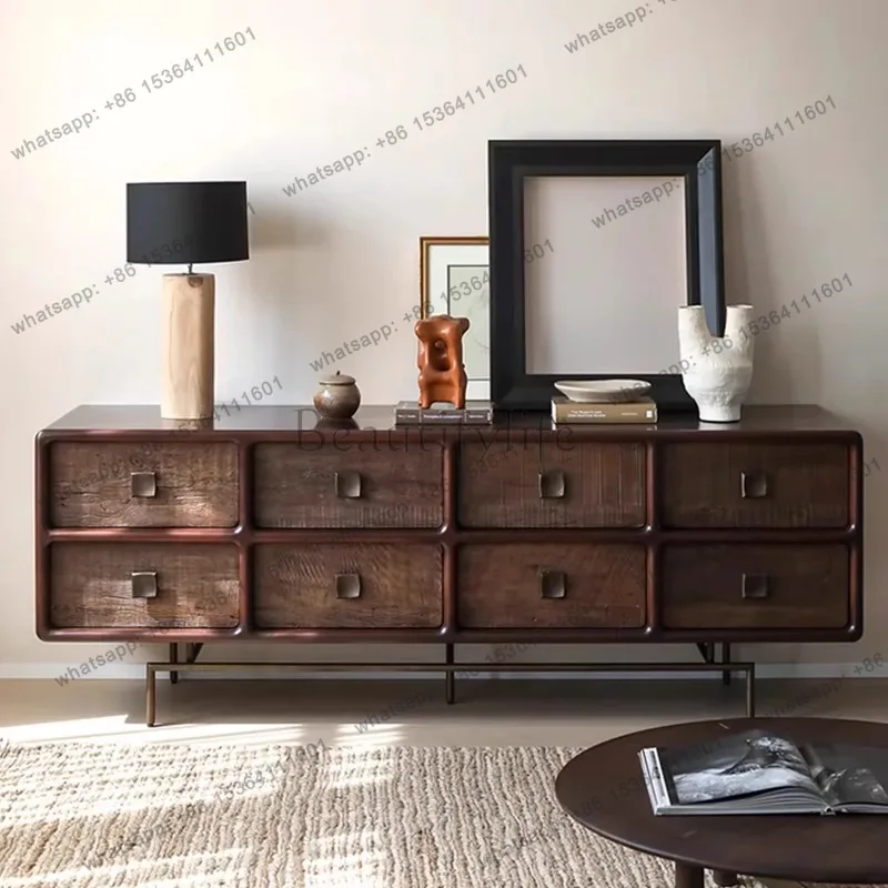 Vintage Display Tv Stands Living Room Cabinets Light Luxury Unique Tv Table European Industrial Suporte Para Tv Salon Furniture