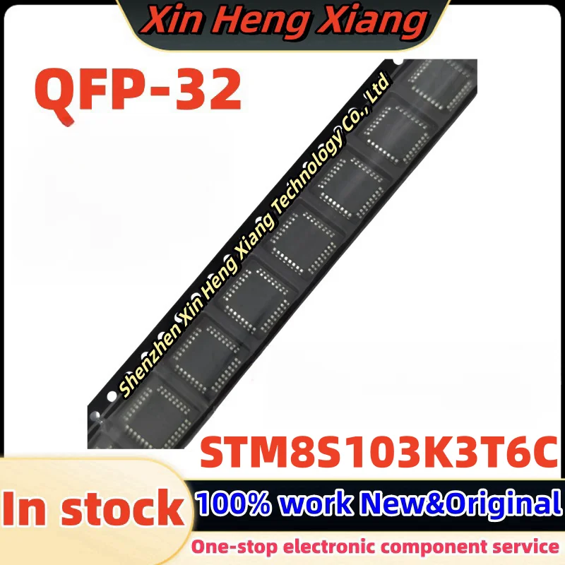 (10-100pcs)STM8S103K3T6C STM8S103 K3T6C QFP-32