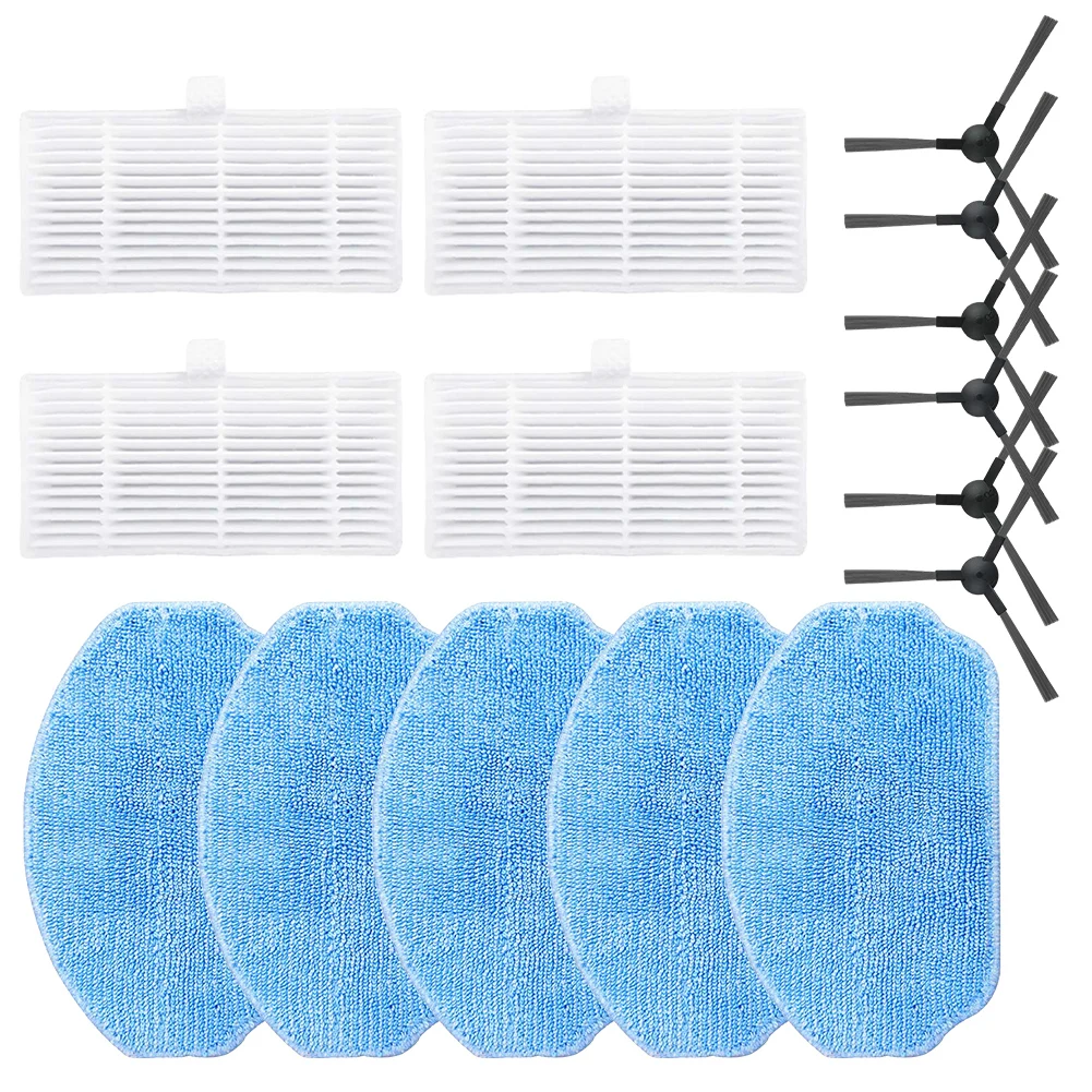 

Набор тканей для швабры с боковой щеткой и фильтром для роботов-пылесосов TL30U1 / S 2, детали для швабры с боковой щеткой