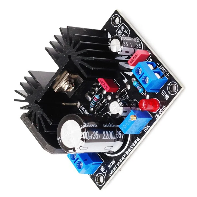 A13E-LM338 5A خيوط الإخراج الجهد المنظم قابل للتعديل الخطي موفر طاقة تنظيمي مجلس لتقوم بها بنفسك عدة الالكترونيات #4