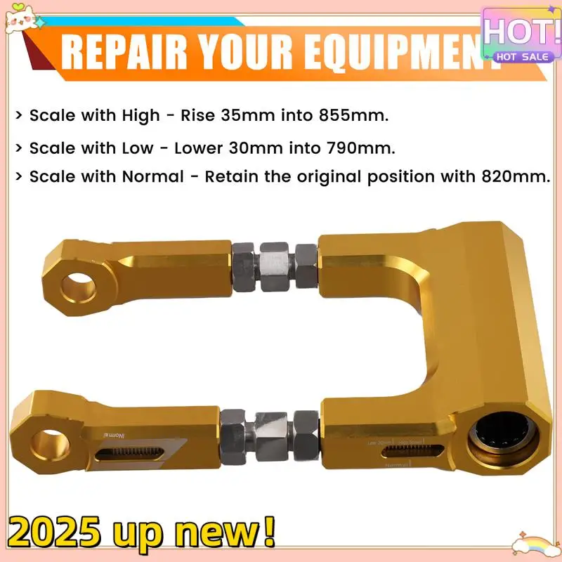 

Superior-CNC Motorcycle Seat Lowering Links Kit Suspension Linkage Drop Kit For BMW S1000R 14-16 S1000RR 10-13