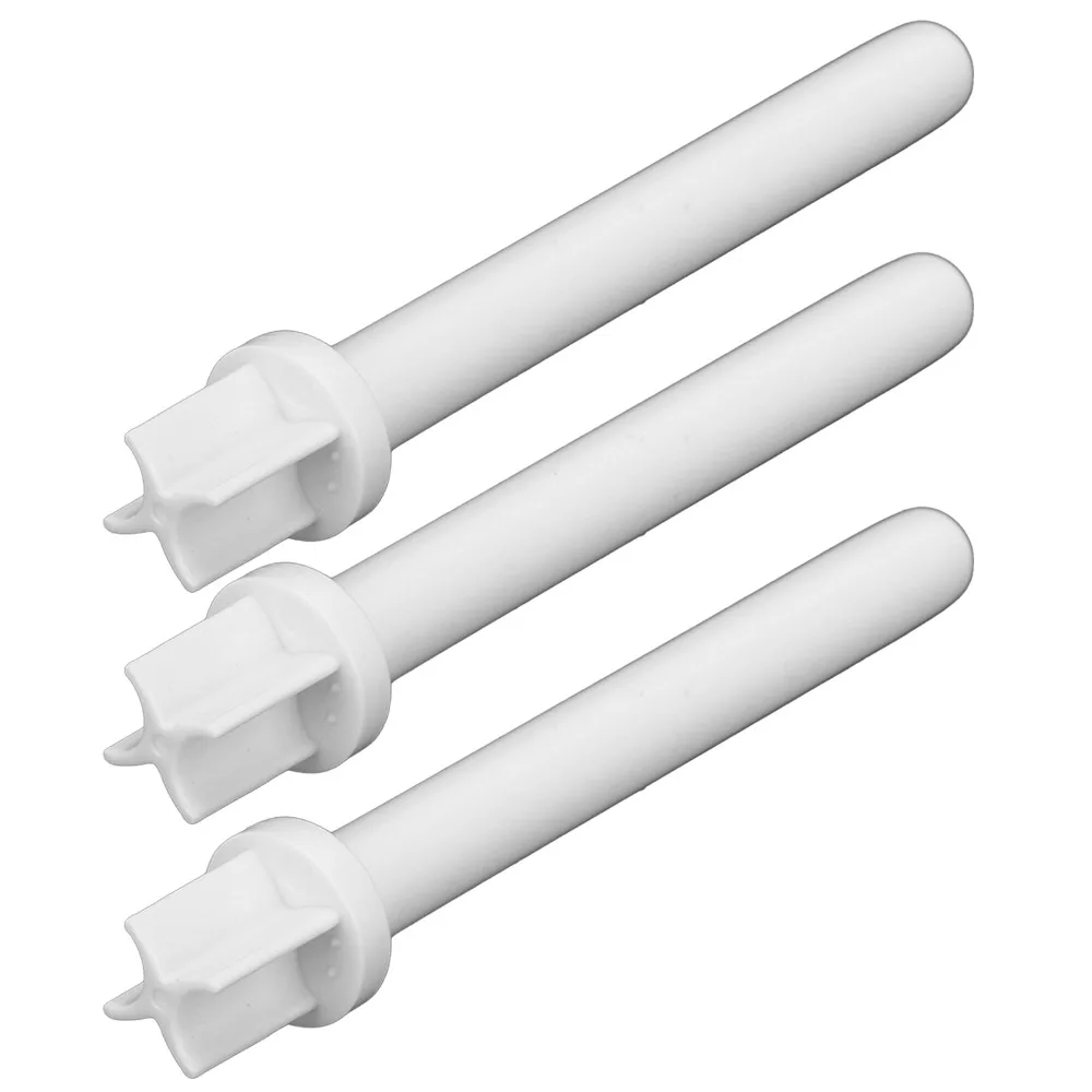 3 قطعة 3 قطعة مجموعة ماكينة خياطة بلاستيكية بكرة بيضاء سهلة التركيب بكرة دبوس استبدال أجزاء بكرة اللفاف المغزل خياطة العمل