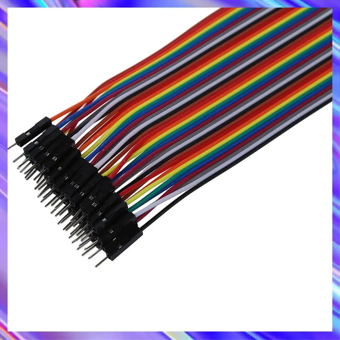 

Breadboard Experiment Board Breadboard 400 Contacts & 40Pcs 20Cm 2.54Mm Male To Male Breadboard Jumper Wire Cable For Arduino