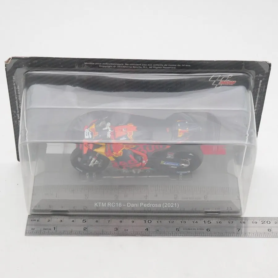 Modelo de Motocicleta IXO a Escala 1:18 de Aleación Fundida a Presión, Moto GP 2021 KTM RC16 Dani Pedrosa, Clásicos de la Nostalgia, Juguetes para Adultos, Regalos y Recuerdos