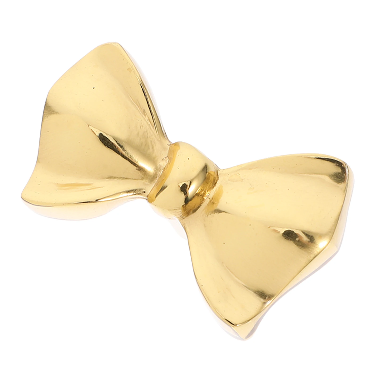 

Brass Drawer Bow Bow Knobs Shape Cabinet Knobs for Dresser Wardrobe Closet Chest Furniture Durable Pulls Vintage