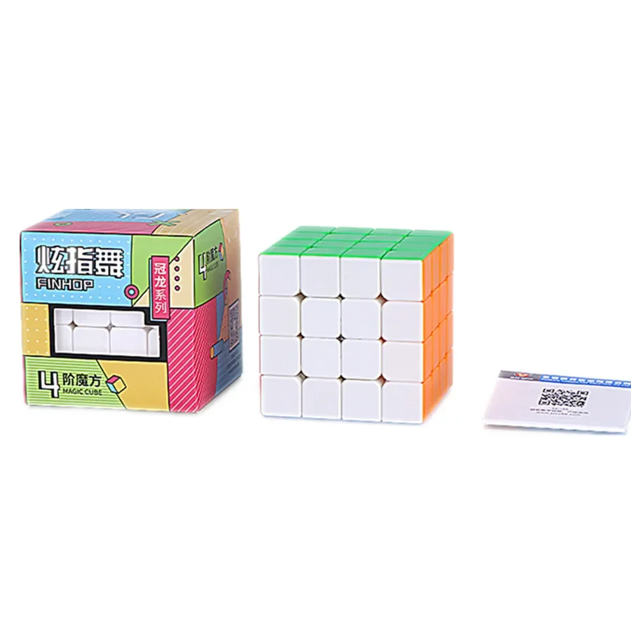 YJ Guansu 4x4 Cube magique sans colle loisirs et divertissement Cube de vitesse coloré apprentissage Puzzle éducatif Cubo Magico jouets