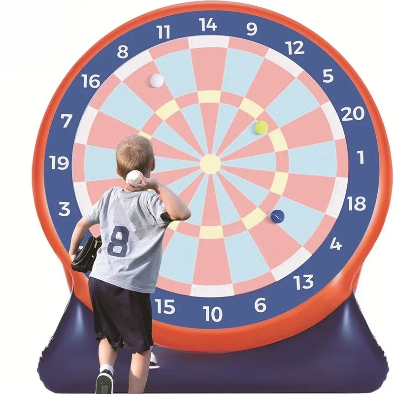 Lawn golf inflatable target
