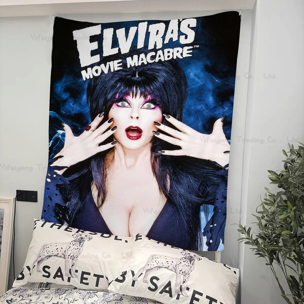 Film E-Elvira Mistress Of The D-Dark Colorful Tapestry Wall Hanging Bohemian Wall Tapestries Mandala Wall Hanging Sheets