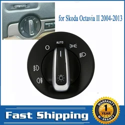 Auto Replacement Parts Headlight Fog Lamp Control Light Switch for Skoda Octavia MK2 2004-2013 1Z0941431K Car Accessories
