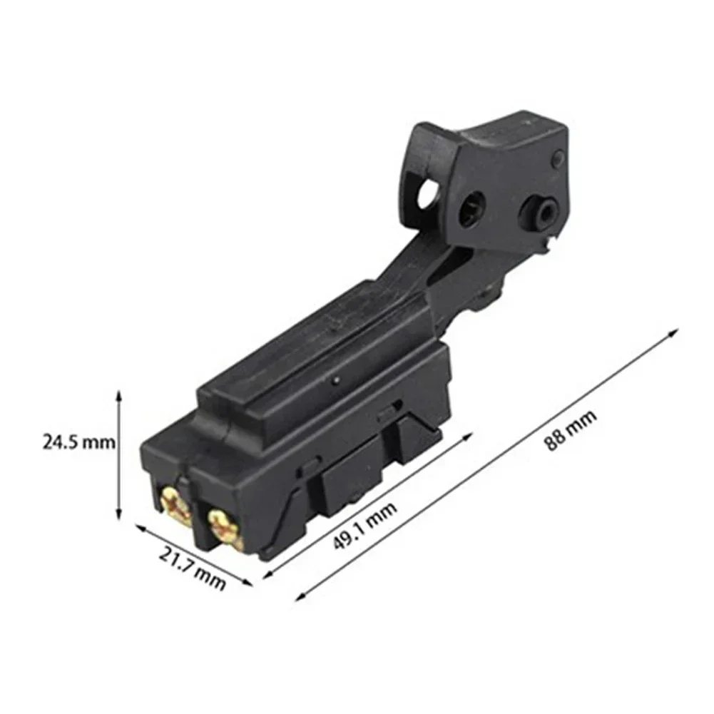 Imagem -06 - Botão sem Bloqueio Spst Gatilho Interruptor Equipamentos de Oficina para 255 Máquina de Corte Mitra Viu Martelo Broca Velocidade Ferramenta Elétrica Peças