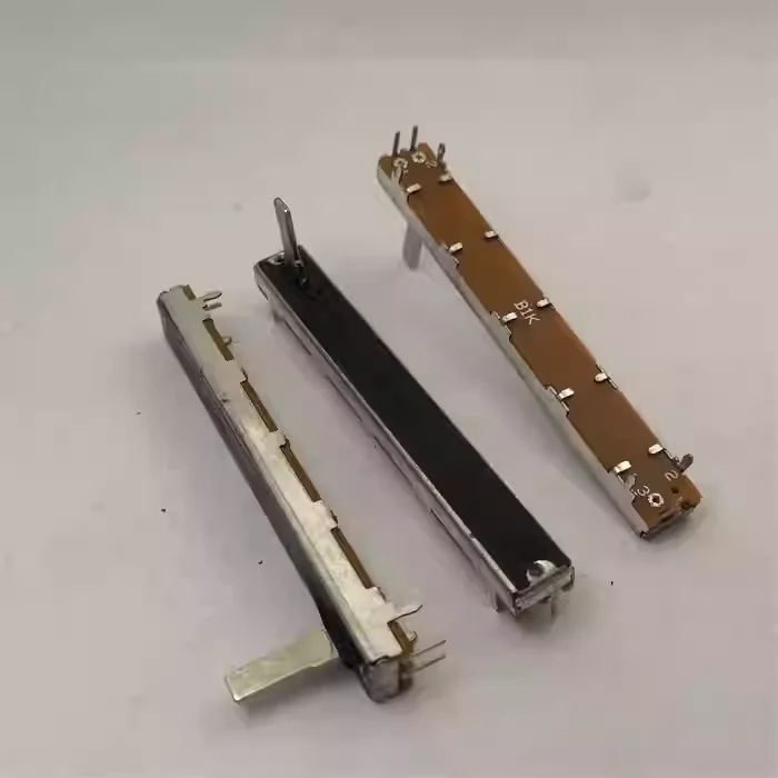 2PCS OPHDAM SL-6021N 75MM direct sliding pusher single potentiometer B1K handle length 15MMC