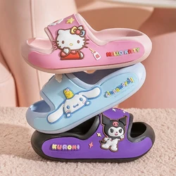 Pantofole da cartone animato per bambini di marca Sanrio scarpe da casa con suola spessa antiscivolo per interni da donna sandali da esterno per ragazzi e ragazze