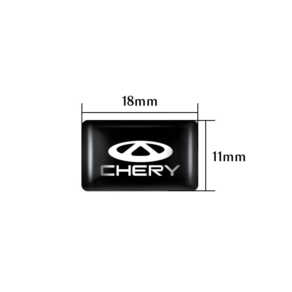 Car Styling Logo Epoxy Resin Sticker Car Interior Waterproof Decoration Badge Decal For Chery Tiggo 2 3 4 5 7 Pro 8 T11 Amulet