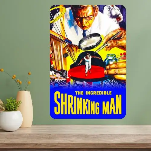 The Incredible Shrinking Man Classic Movie Metal Poster Sign