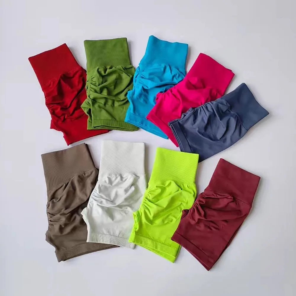 السراويل الرياضية عالية الخصر تأثير السراويل للنساء سلس تمتد رياضة السراويل قطب الورك بعقب رفع جوارب يوغا تشغيل الملابس