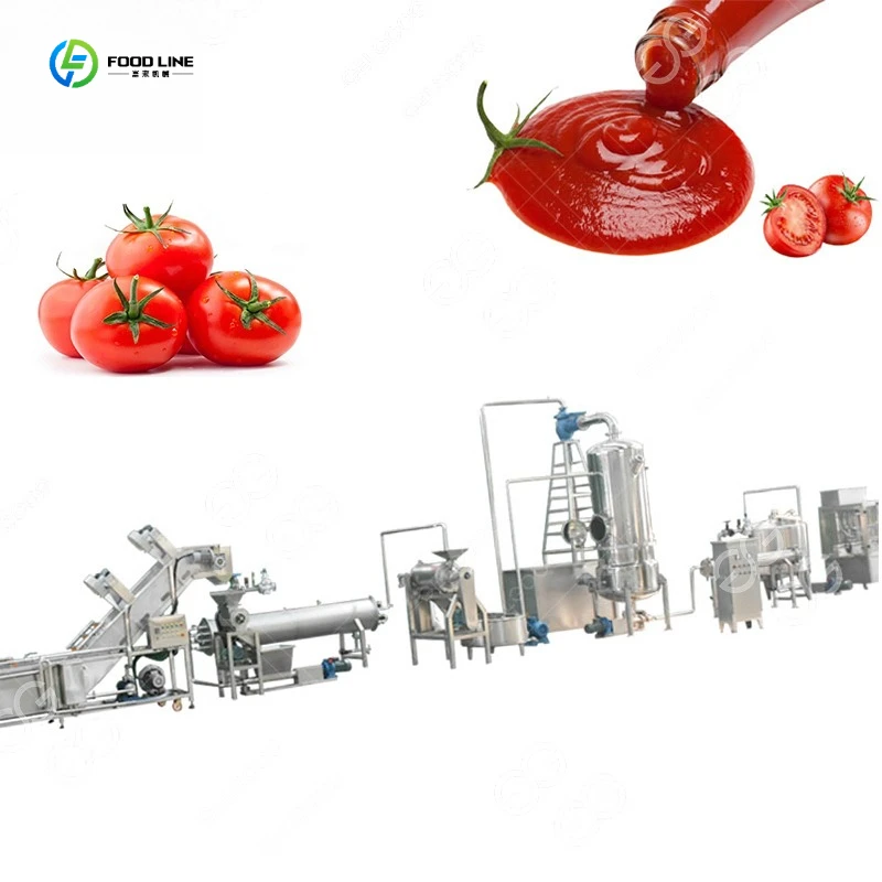 Factory Tomato Sauce Chili Jam Paste Processing Equipment Ketchup Processing Line Tomato Paste Production Line FL Customized