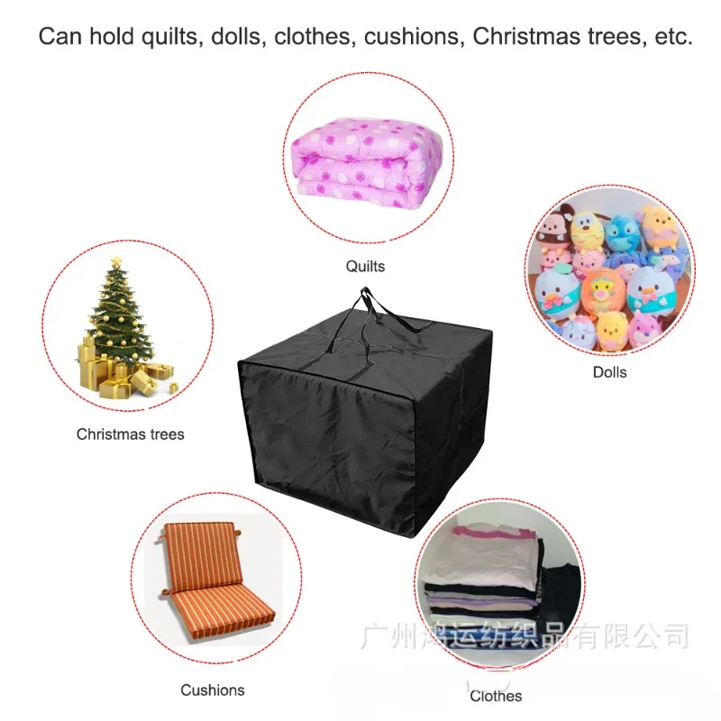 210D Christmas Square Furniture Pad Storage Dustproof Bag Waterproof Sunblock Bag