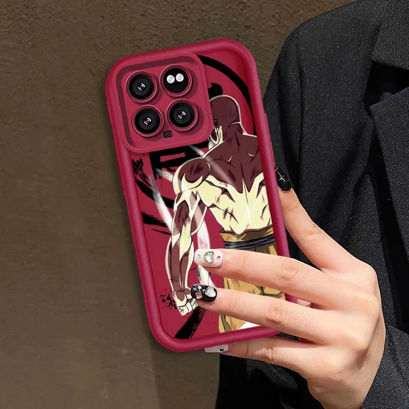 Casing HP Art D-Dragon Ball Cool Saiyan untuk Xiaomi Mi 17 15 14 13 12 14T 13T Pro Max Lite Eye Ladder